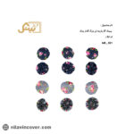 پیچک گاز بزرگ پارچه ای گلدار بیتک