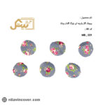 پیچک گاز بزرگ پارچه ای گلدار بیتک-سه