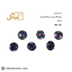 پیچک گاز بزرگ پارچه ای گلدار بیتک-پنج