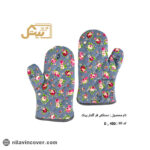 دستکش فر گلدار بیتک-یک