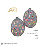 دستگیره بیضی نسوز گلدار بیتک-دوازده